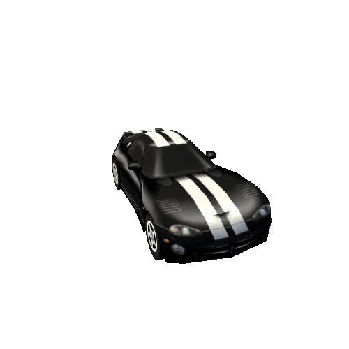 Lowpoly Sport Car BLACK